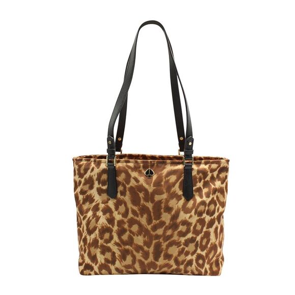 Kate Spade Taylor Leopard Crossbody Tote in Animal Print Nylon